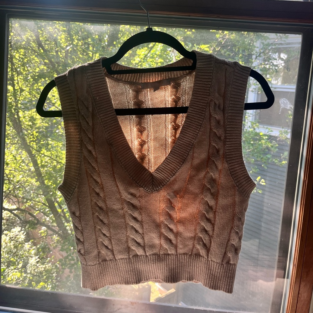 Cotton Candy LA Cropped Sweater Vest
